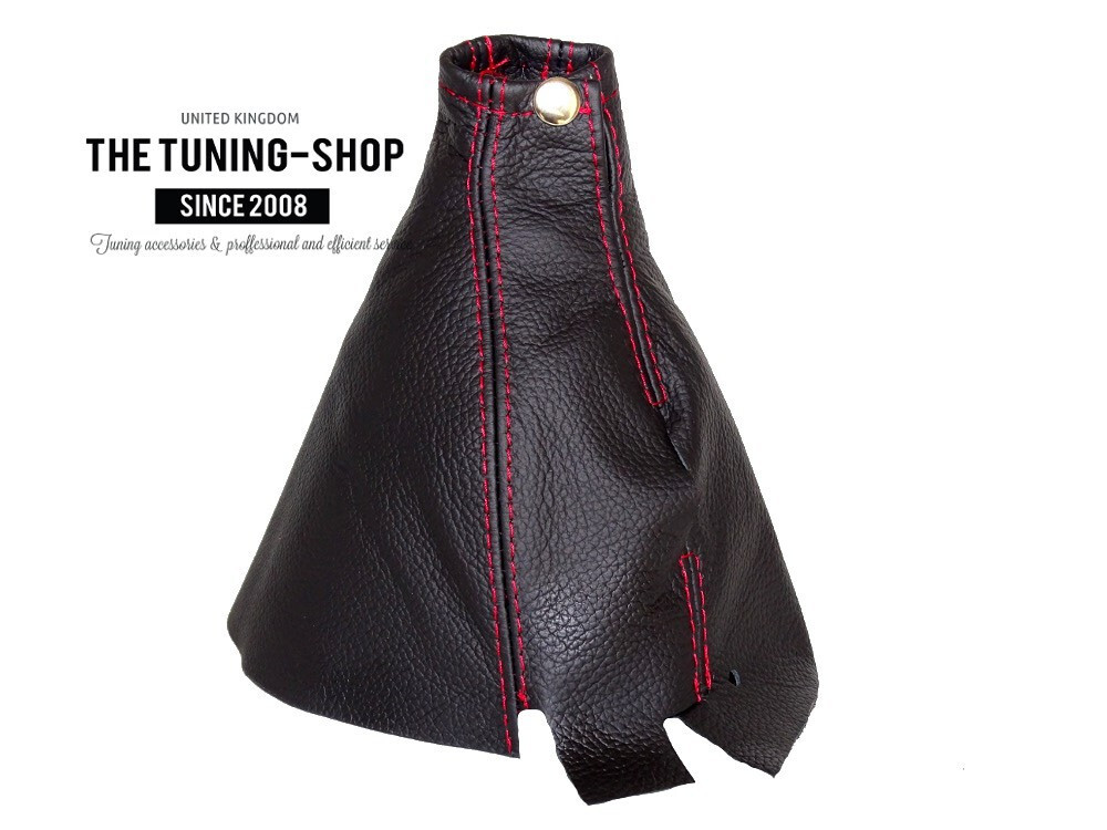 E Brake Boot For Nissan 300ZX 1989-2000 Leather Red Stitch