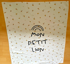 Vertbaudet Baby Wende Bettbezug Kleiner Löwe Tansania 100x120cm KinderBettwäsche