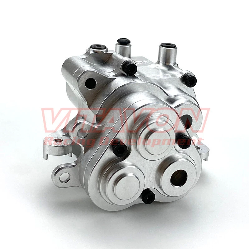 Vitavon Alu7075 CNC Center Tranny Gear Box for TRAXXAS TRX-4 1:10 #8291 Silver - Image 3 of 4