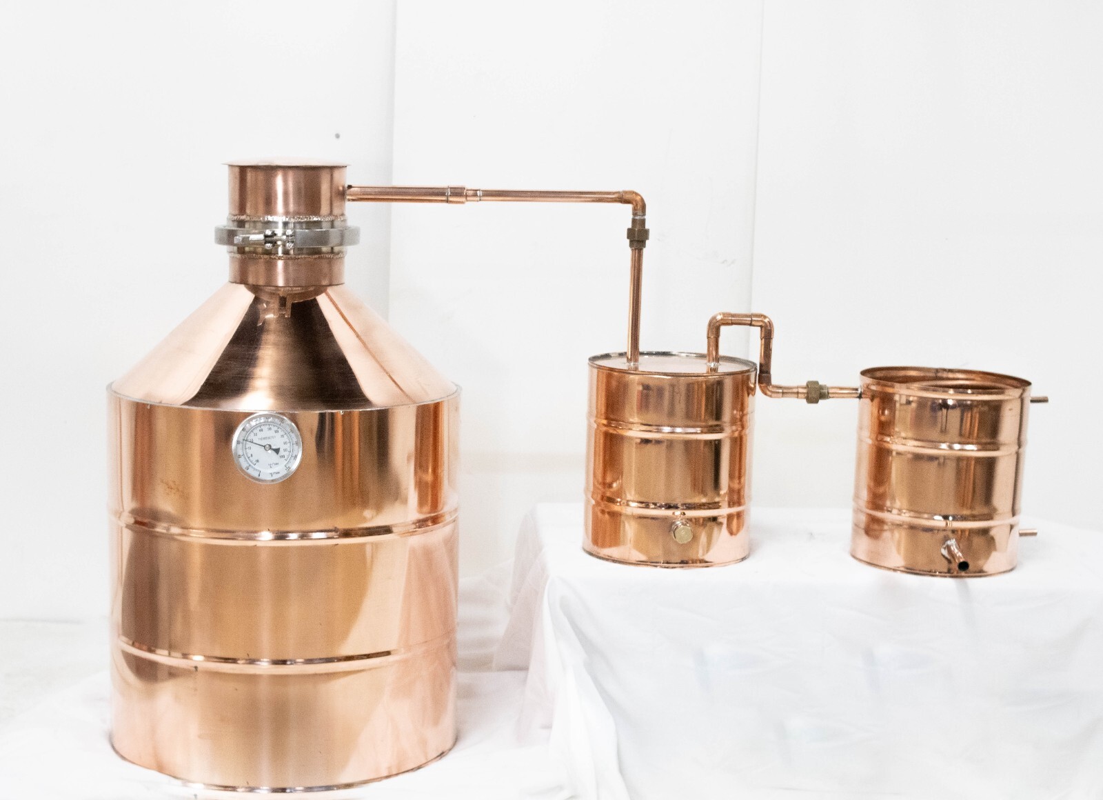 20 Gallon Copper Moonshine Still with Worm and Thumper  from Vengeance Stills