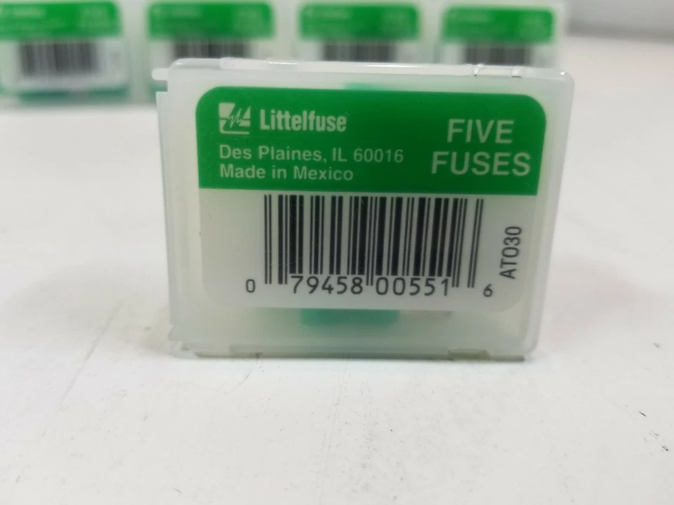 Lot of 25 Fuse-Blade Type Littelfuse ATO30 Blade Fuses 32V 30A  - Image 2 of 4