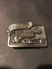 PH07139 VINTAGE 1996  PREMIER OVER 35 YEARS AT INDY  SPORTS RACING BELT BUCKLE