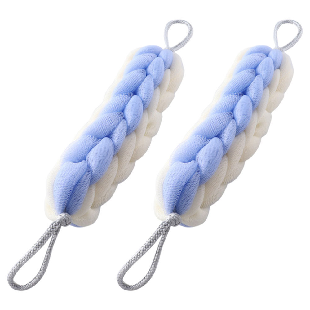 2 Pcs Twist Shower Bars Man Exfoliating Back Scrubber Colored Bath