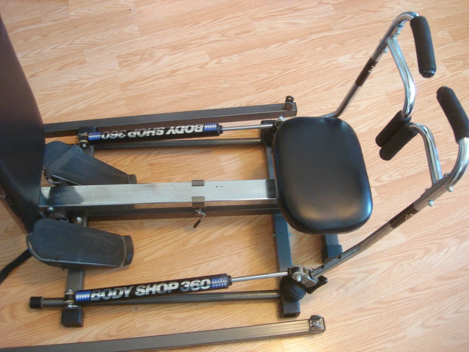 The Original Vintage BODY SHOP 360 Máquina Completa de Fitness y Remo de WESLO Foto 4 de 4