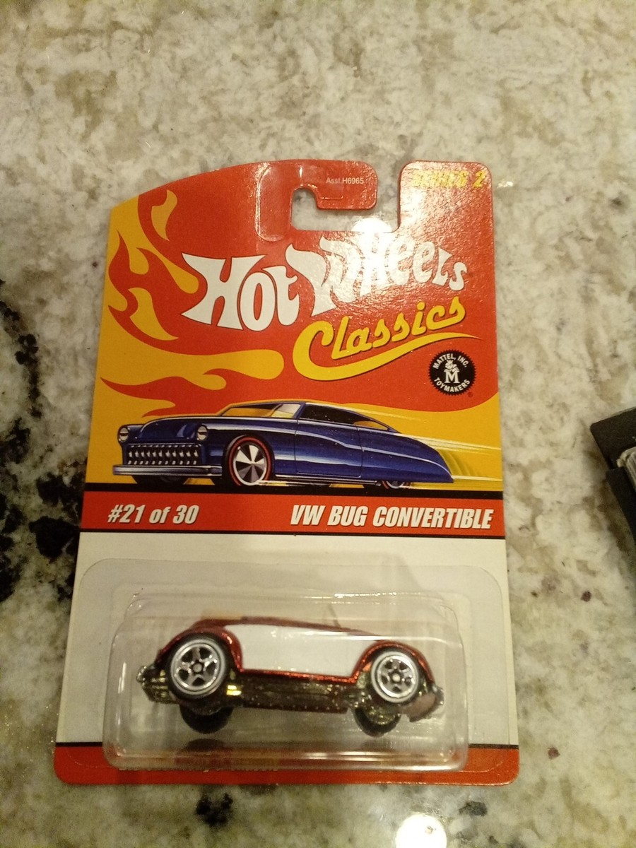 Hot Wheels Classics Series 2 VW Bug Convertible Red #21/30