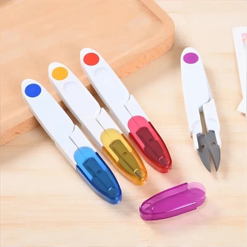 Thread Small Scissors Cross-stitch Scissors Cut Thread Fabric, U Shaped Portable - Picture 5 of 5