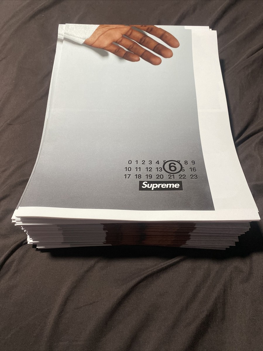 Supreme Maison Margiela MM6 Poster Brand New | eBay