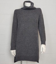 Madewell size S merino wool introduction cowl Neck Sweater Dress Ribbed B4913