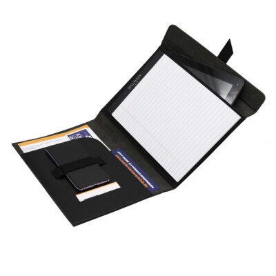 Schreibmappe Tablet Organizer Dokumentenmappe Tablettasche + Notizblock BALMAIN