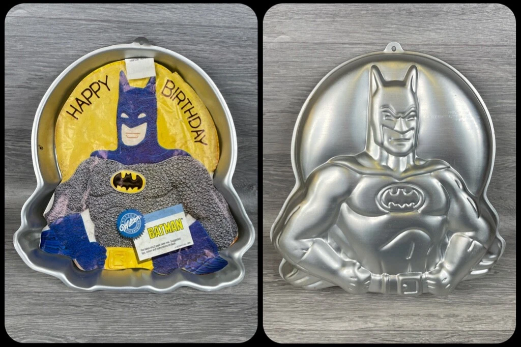 Batman, Wilton Cake Tin Vintage 1989, New And Unused
