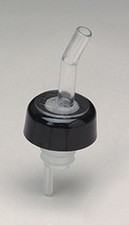 12pcs Whiskey Pourer Clear With Collar Liquor Spirit Bottle Bar Cocktail Drink