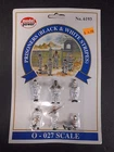 Model Power O Scale Prisoners (Black & White Stripes) Pack (6 Figures) - MP6193