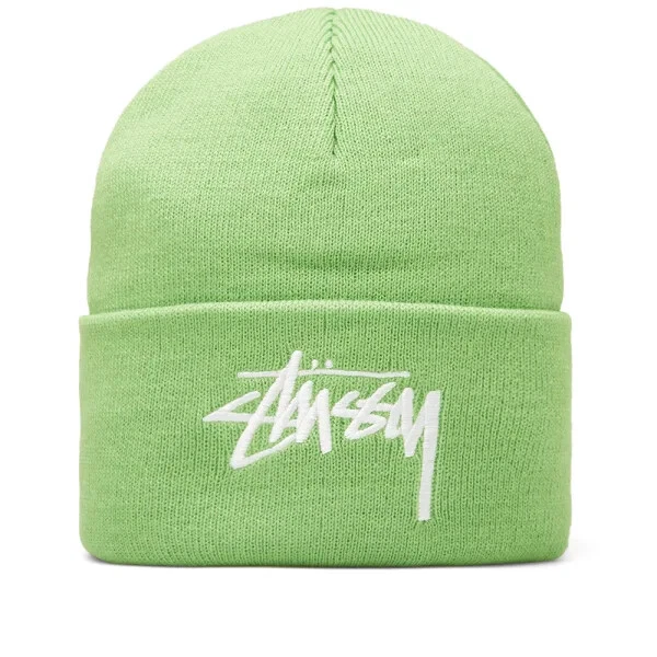 stussy beanie green