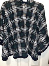 ralph lauren plaid poncho