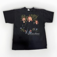 Vintage LeAnn Rimes Mens Shirt Black Made in USA Cronies 100% Cotton 90’s Sz L