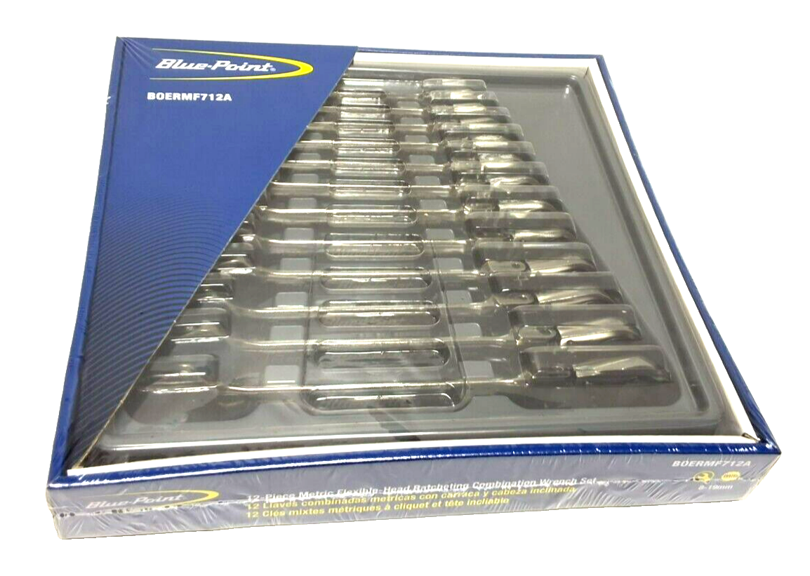 Blue Point Tools 12pc Metric Ratcheting Flex Head Combo Wrench Set