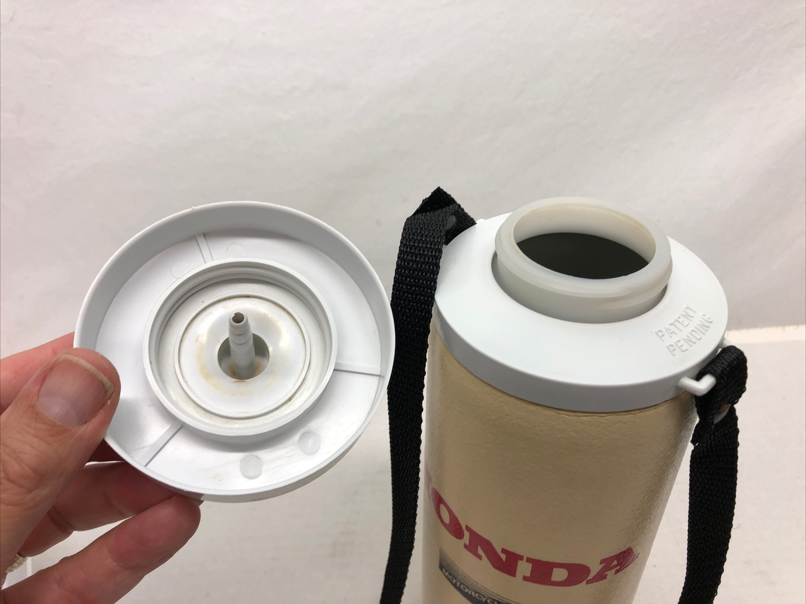 Vintage Honda Motorcycle Water Bottle 32 oz Insulated Cozy Plastic