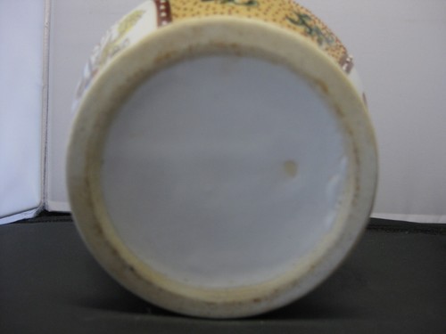 Tarro de jengibre / tarro de té vintage oriental pintado a mano con tapa - Imagen 7 de 7