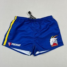 Gladstone Goats Footy Shorts Rugby Union Player Blue QLD Matai Team Mens W28