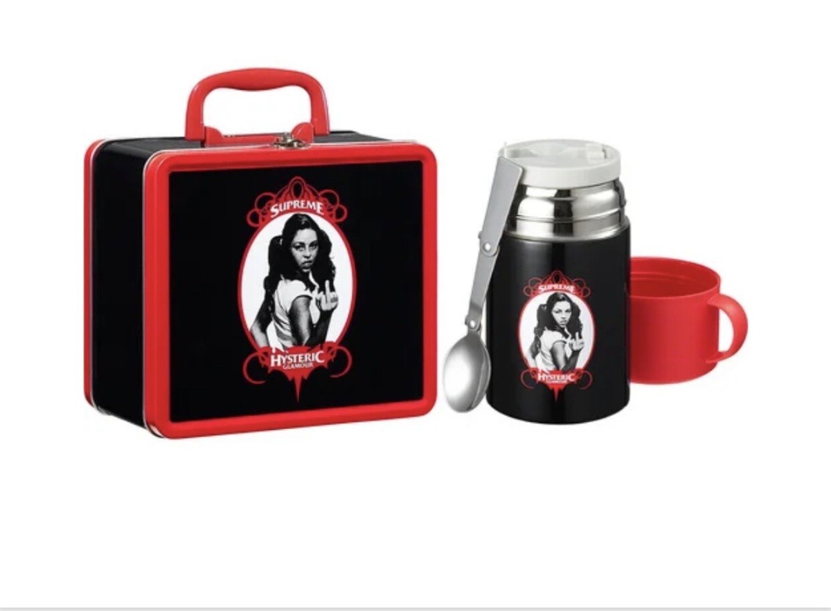 弁当箱・水筒 SupremeHysteric Glamour Lunch Box Set SUPREME HYSTERIC GLAMOUR LUNCHBOX SET RED SS21 W/THERMOS & SPOON