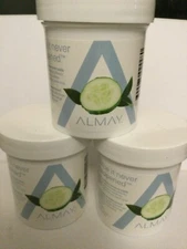3 X Almay Longwear & Waterproof Eye Makeup Remover Pads, 80 Count Hypoallergenic