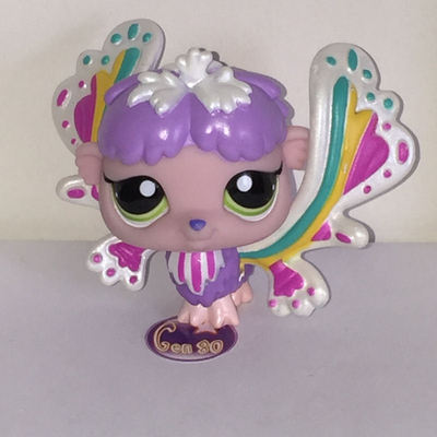 Figurine Littlest PetShop Elfe Féerique Lumineux N°2890 Sunbright Fairy - Occasion