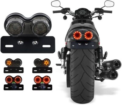 5-IN-1 Motorcycle Accessories Tail Light Blinker For Honda Suzuki Harley Yamaha；