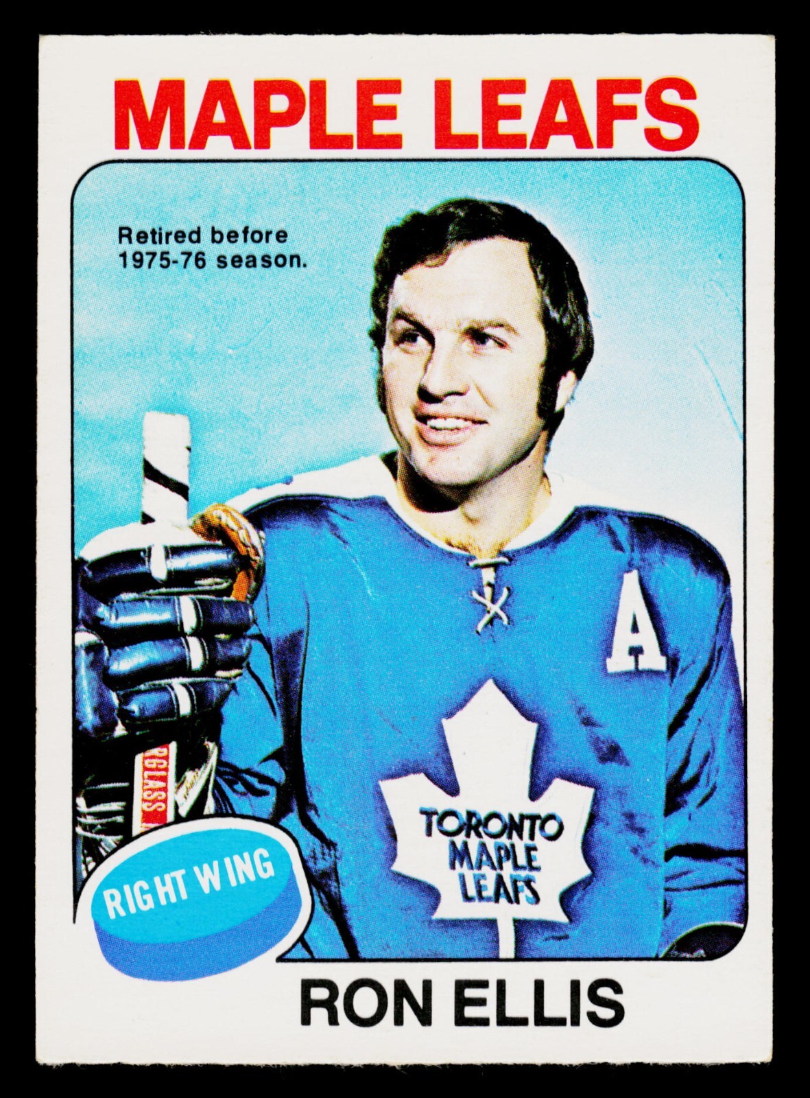 Ron Ellis #59 Hockey Cards 1975 O-Pee-Chee trading card — raw and PSA graded price guide