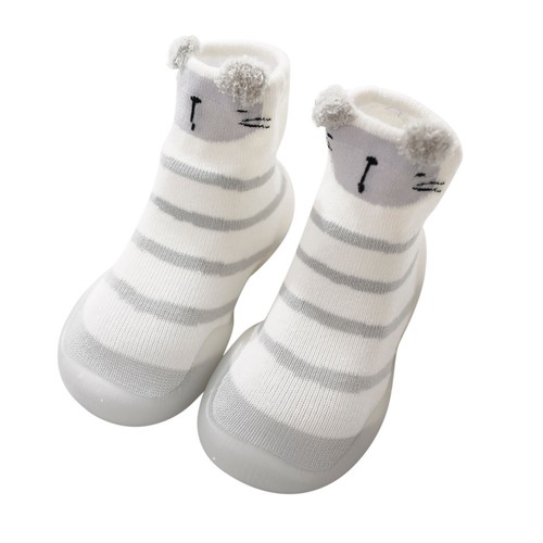 Infant Toddler Cute Cartoon Animals Shoes First Walkers Baby Elastic Socks Shoes - Picture 36 of 39