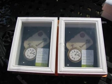 Brand New - White  Shadow Box 5" x 7" x  2  3/4" by Studio Décor Set of 2 Sealed