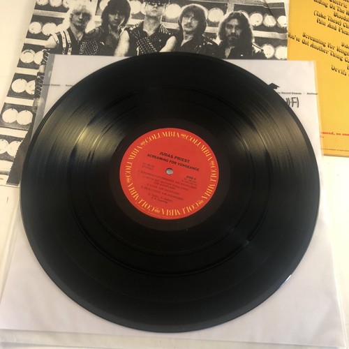 JUDAS PRIEST SCREAMING FOR VENGEANCE LP 1982 COLUMBIA RECORDS FC-38160 - Imagen 4 de 4