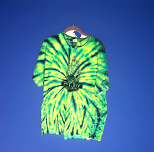 Port Jeff Brewing Company T- Shirt Unisex Green Tye Dye Short Sleeves Size XL