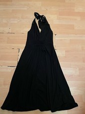 CALVIN KLEIN Black Halter Dress Size 6 Women Casual Adjustable Strap Z12