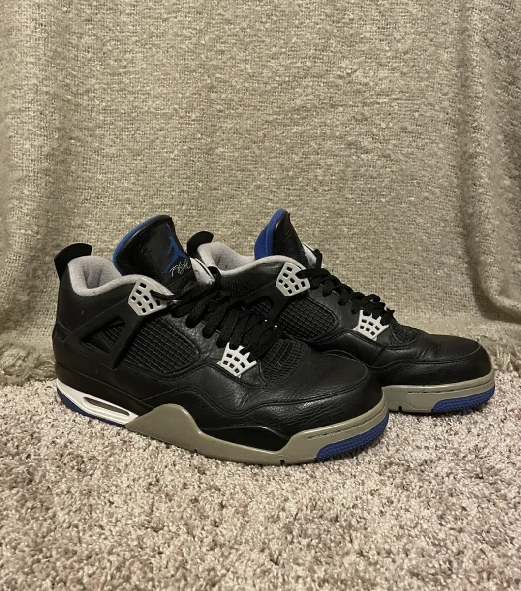 Nike Air Jordan 4 Retro Motorsport Alternate Black Royal  display picture 1