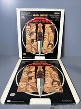 CED Paramount Murder on the Orient Express RCA SelectaVision Videodiscs Preowned