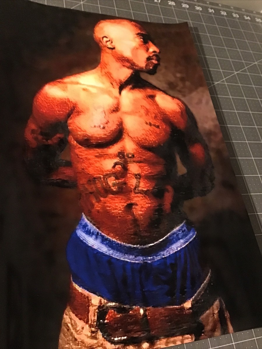 Tupac Shakur Poster 11x17 Iconic Hip Hop Rap Poster Wall Art print