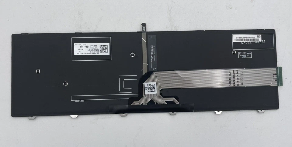 全新戴尔 Inspiron 15 5576 5577 便携式电脑 美国英语 背光键盘 V9F14 0V9F14 — 第 3/4 张图片