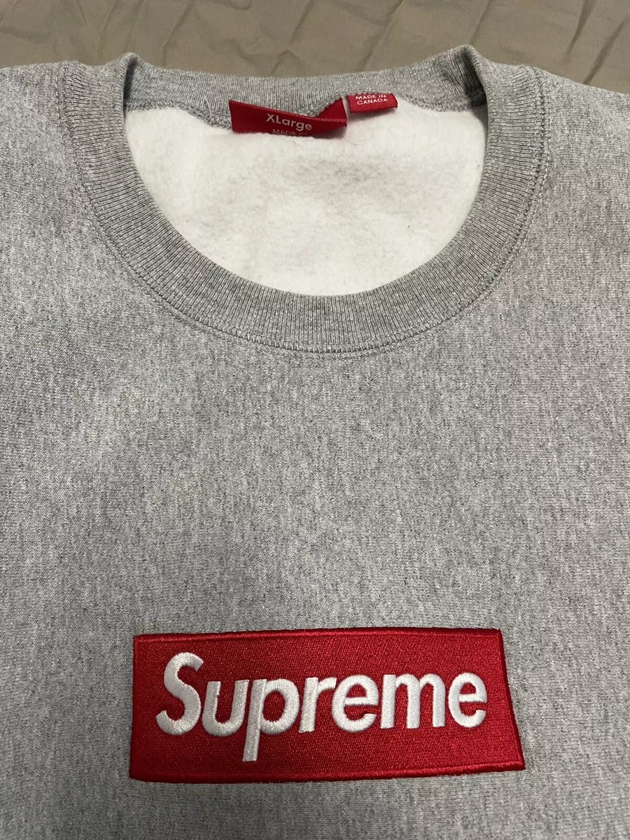 supreme 2015aw boxlogo crew neck