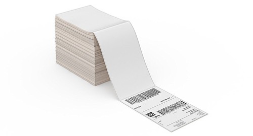 1000 4"x6" Fanfold Direct Thermal Address Shipping Labels for Zebra and Rollo - Picture 3 of 5