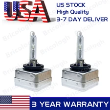 2X New OEM D3S 66340 6000K WHITE BRIGHT 35W HID XENON LIGHT BULBS SET HEADLIGHTS