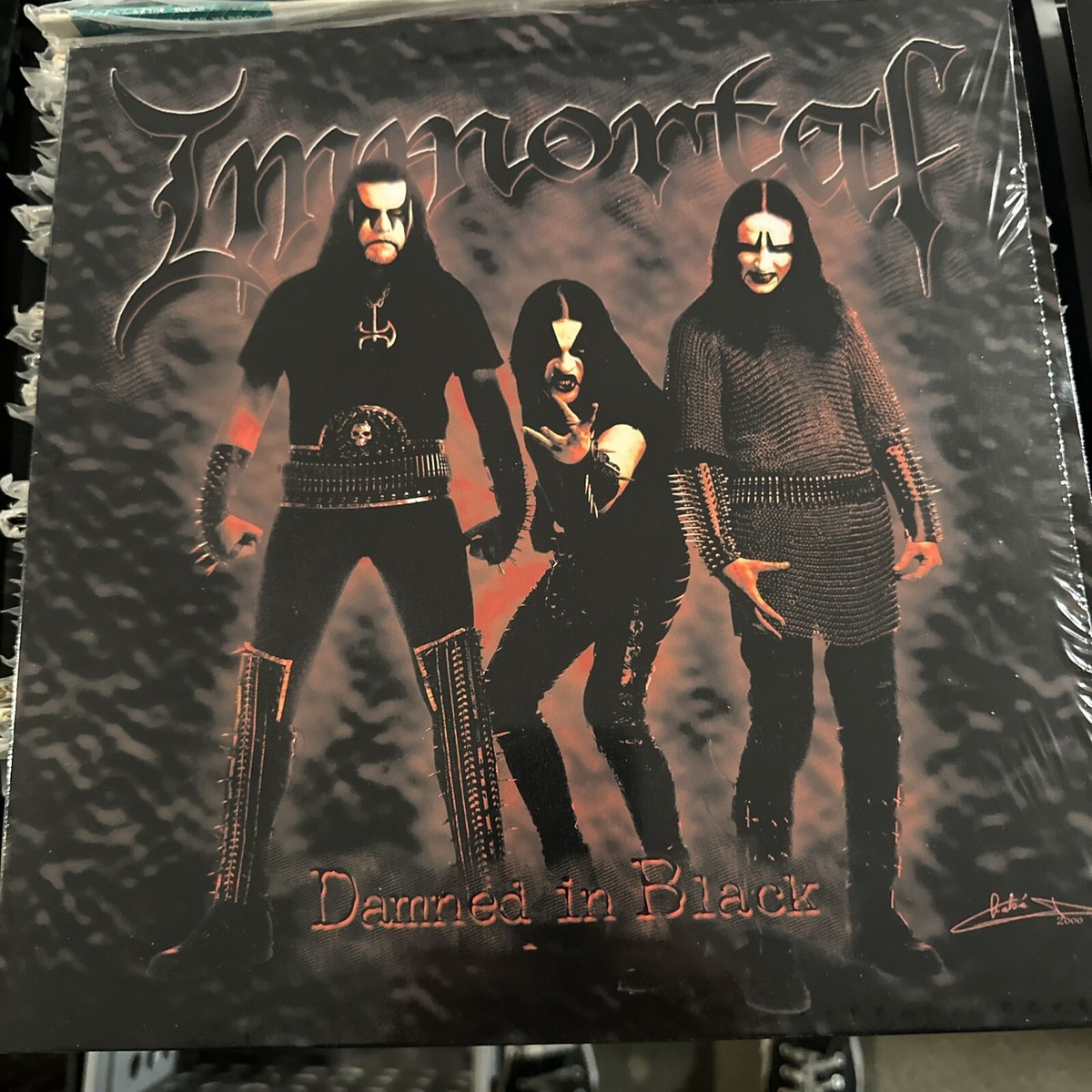 Immortal - Damned In Black LP 2010 Osmose – OPLP 095 [Red/Black