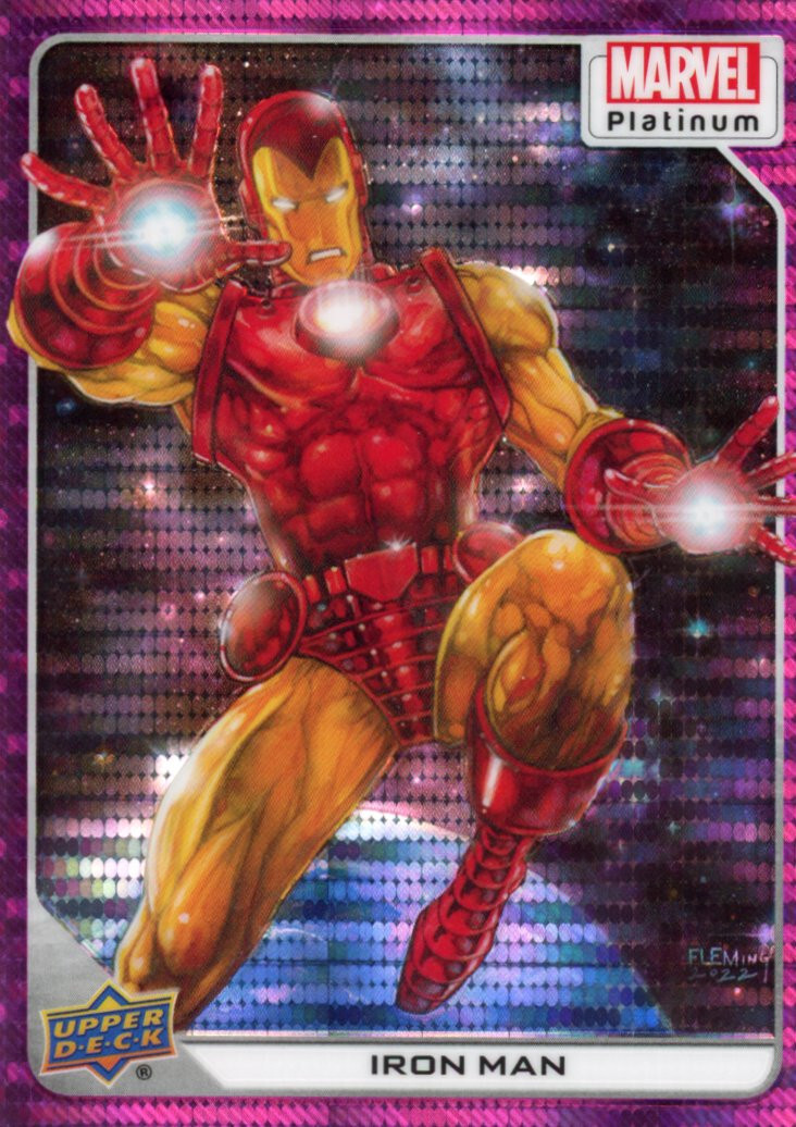2023 Marvel Platinum PINK PULSAR #34 Iron Man 16/33 | eBay