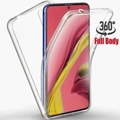 CRACKSIN 360° Grad Transparent Full TPU Case Handy Schutz Hülle Silikon Tasche Handyhülle