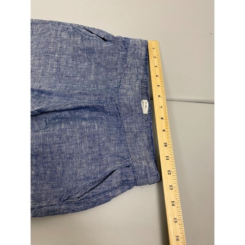 Nicole Miller Linen Wide leg Pants Womens size XS Blue Lagenlook Beach Vacation - Picture 7 of 14