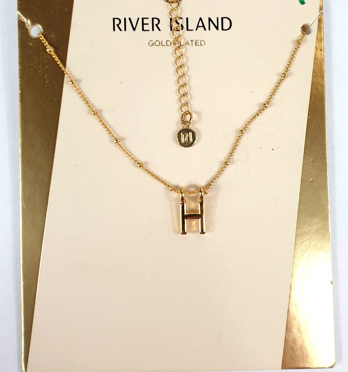 River island initial best sale necklace