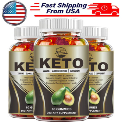 Keto Gummy Fat Burner Diet Weight Loss Supplement Low Calorie Slimming Digestive