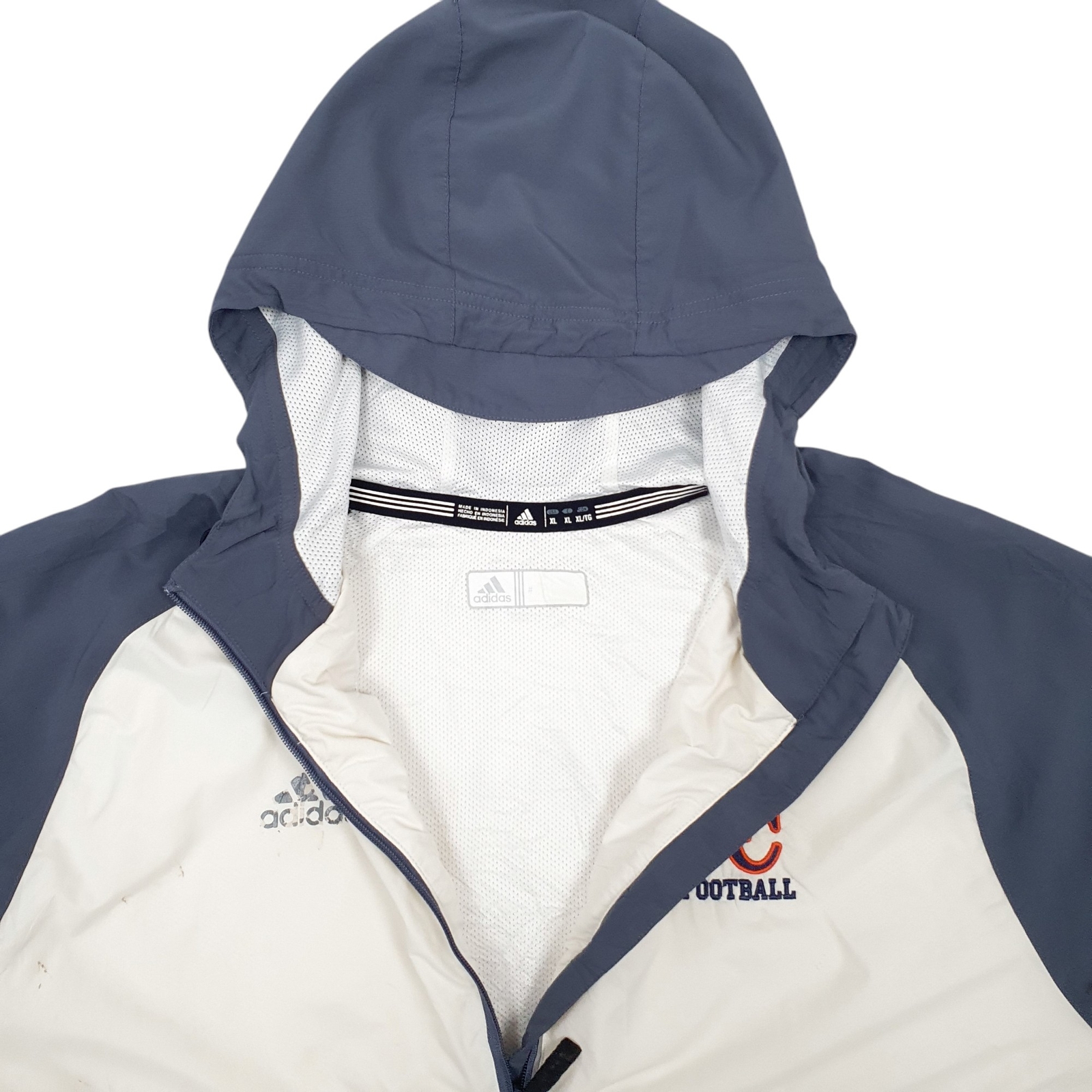 ADIDAS Windbreaker Jacket Coat Mens XL image 2