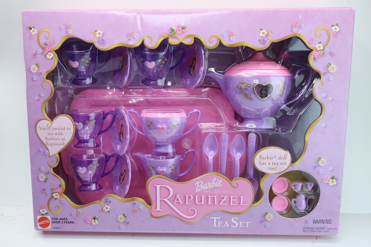 謝瑶香 谢馥春 セット Mattel 2002 Barbie as Rapunzel Series Kids Pretend Party Plastic