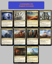 MTG Commander Set of Tapped Tri-Lands ALL 10 NM or Lightly Played