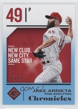 2018 Panini Chronicles Blue 15/49 Jake Arrieta #29 2j2